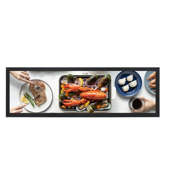 28-Inch Bar-Shape Smart Touch Advertising Display
