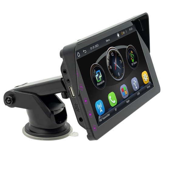 7-inch car-mounted MP5 player with HD touch screen + 8-light reversing camera - 10PCS